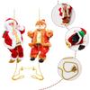 Unique Santa Claus Electric Climbing Doll With Cheerful Music For Holiday Decor