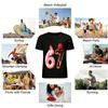 Fun Dessert Number 67 Print Casual Top Pure cotton T-shirt