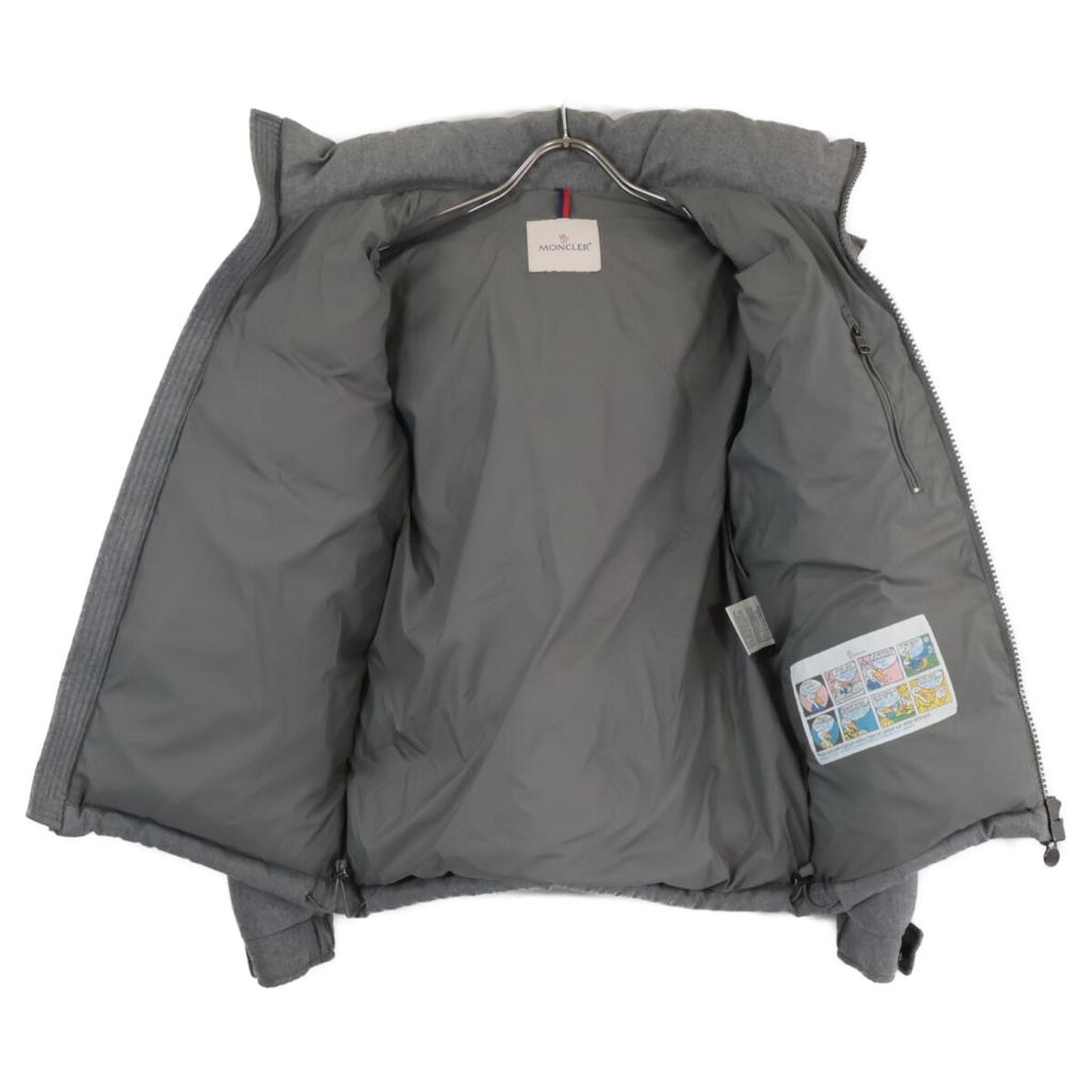 Moncler MONTGENEVRE Montgenevre Wool Down Jacket 1 grayUsed