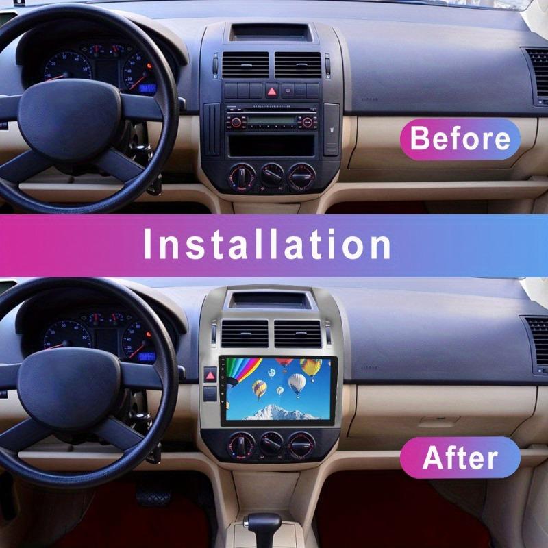 Auto Frame Kit for VW Volkswagen Polo 2004-2011 Mounting Bezel Faceplate Car Interior Front Dash Center Fascia Frame
