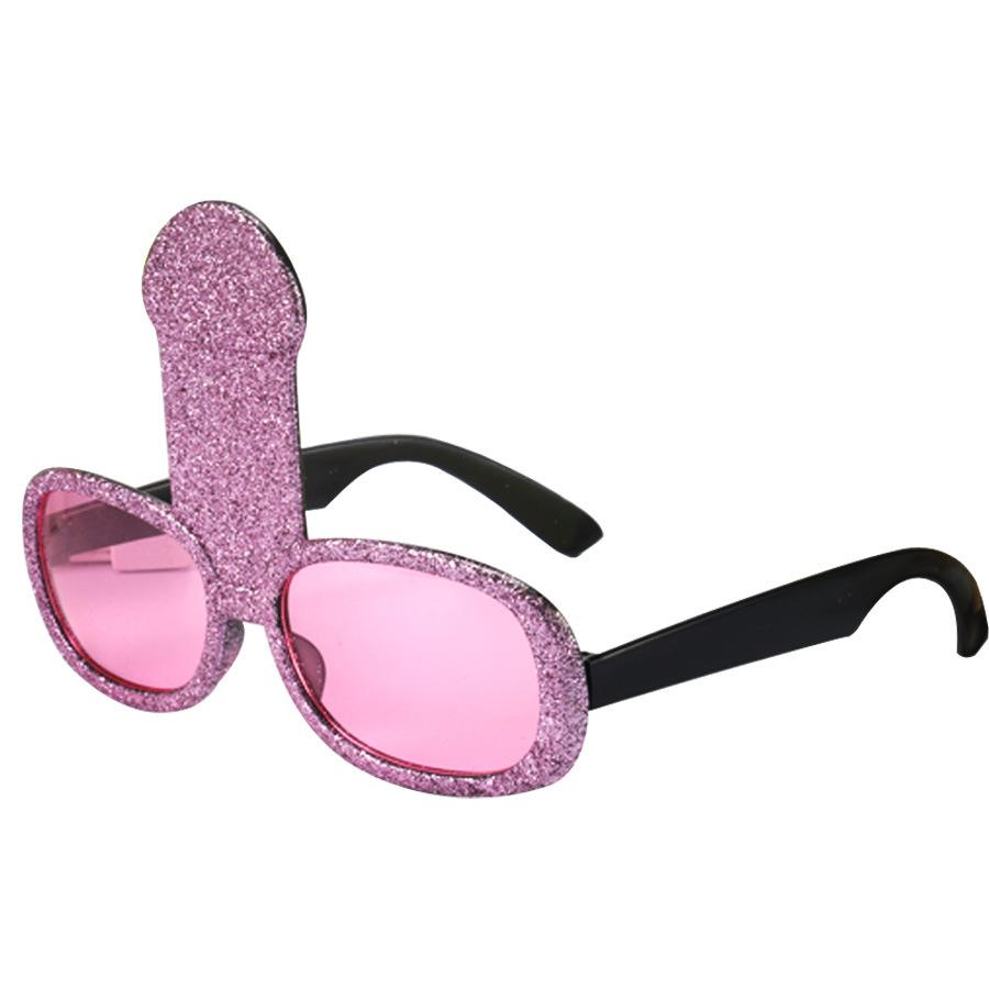 1Pcs Funny Penis Shaped Sunglasses Wedding Bachelorette Party Photography Props Girls Birthday Hen Party Masquerade Prank Decor
