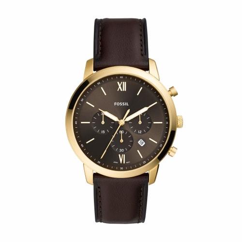Fossil NEUTRA CHRONO FS5763 Men's Watch, Brown, Officially Imported