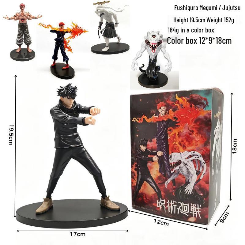 Jujutsu Kaisen Ryomen Sukuna & Yuji Itadori Cursed Spirit Anime Figure Desktop Ornament