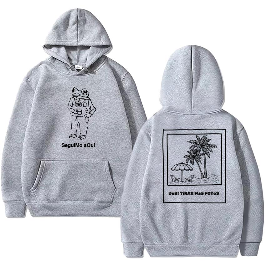 Double Sided Printed Streetwear Men Women Vintage Hip Hop Hoodie Unisex Fleece Long Sleeve Pullovers