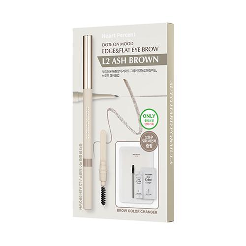 Heart Percent Dot On Mood Edge & Flat Eyebrow 6 Colors (Planned/Individual Product)