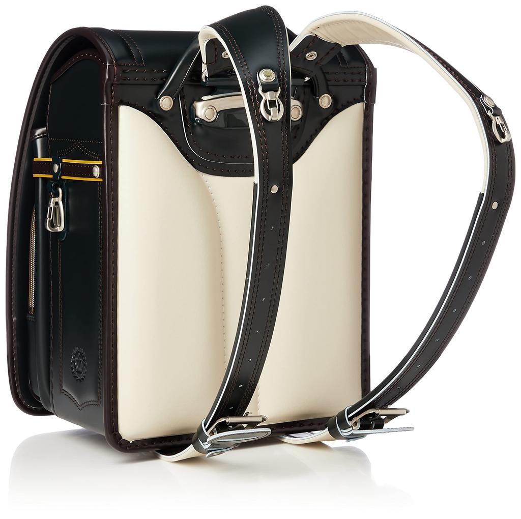 Grantia School Boys' Backpack, Green/Chocolate, 30-19