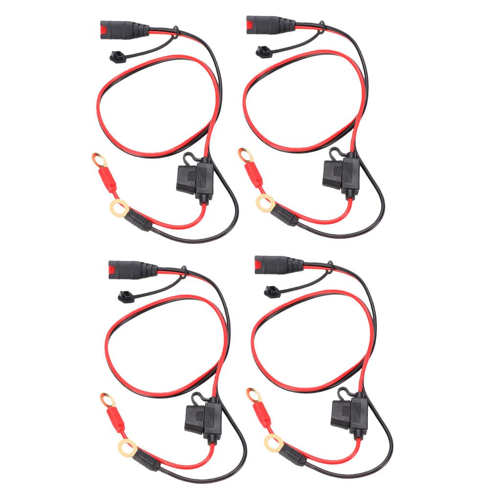 4PCS Wire Harness Fit for NOCO Battery Charger Support for X Connect GC002 M6 1 4 Inch XL Eyelet Terminal Connector