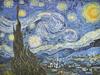 Sunny Town Gallery Pittura Incorniciata "Notte Stellata" di Van Gogh, F6, Cornice Artistica Corniciata [con corda e gancio], 52 x 42 cm