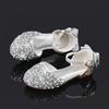 Toddler Girls Sandals Sequins Versatile Children Princess Causal Wedding Single Shoes Fashion Bowknot Kids Dress Single Shoes