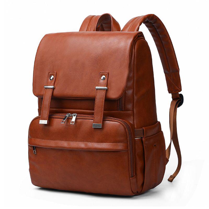 leather backpack changing bag