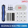 ECOVACS Deebot N30 PRO OMNI /YDLX11-1 Zubehör Hauptseitenbürste Wischmopp HEPA-Filter Staubbeutel Roboter-Staubsauger Ersatzteile