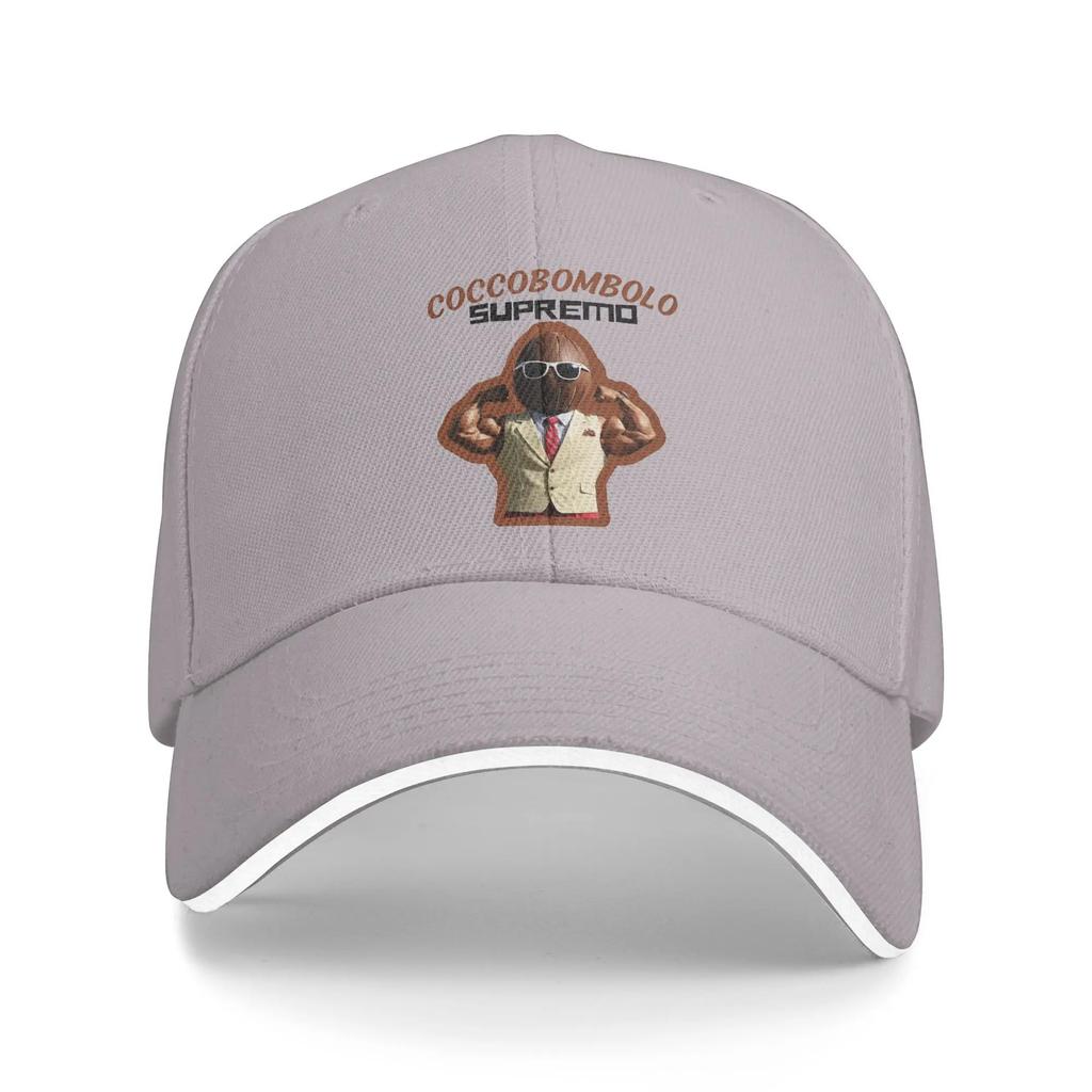 Summer Coccobombolo Supremo Baseball Cap Italian Brainrot Outdoor Sports Sun Hip Hop Hats Women Unisex Hot Sale Snapback Cap