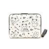Casual Bi-Fold Kawaii Cat Wallet - Chic Credit Card & Coin Clutch With Secure Buckle Polyester Lining And Convenient Lanyard