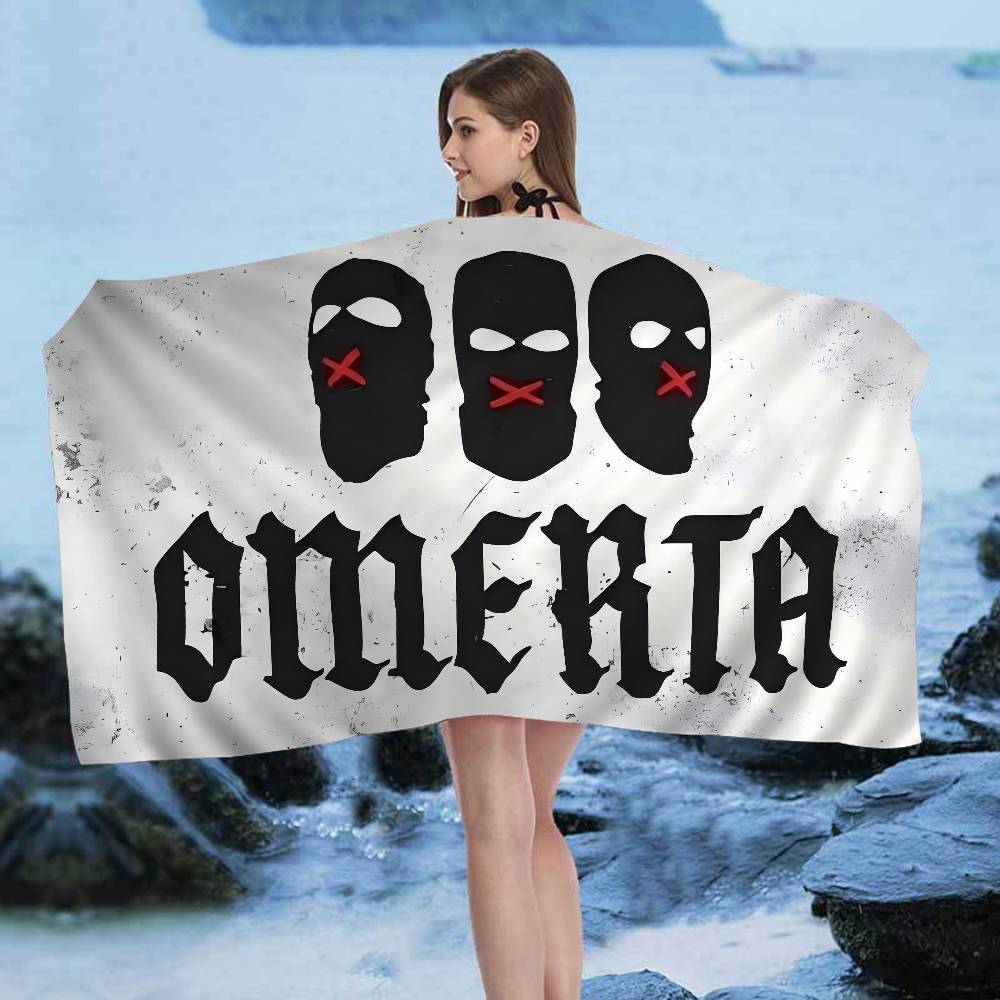 Cool O-Omerta Maes Beach Towel Colorful Bath Towels for Girl Microfiber Quick Dry Sand Free Beach Yoga Spa Gym Pool