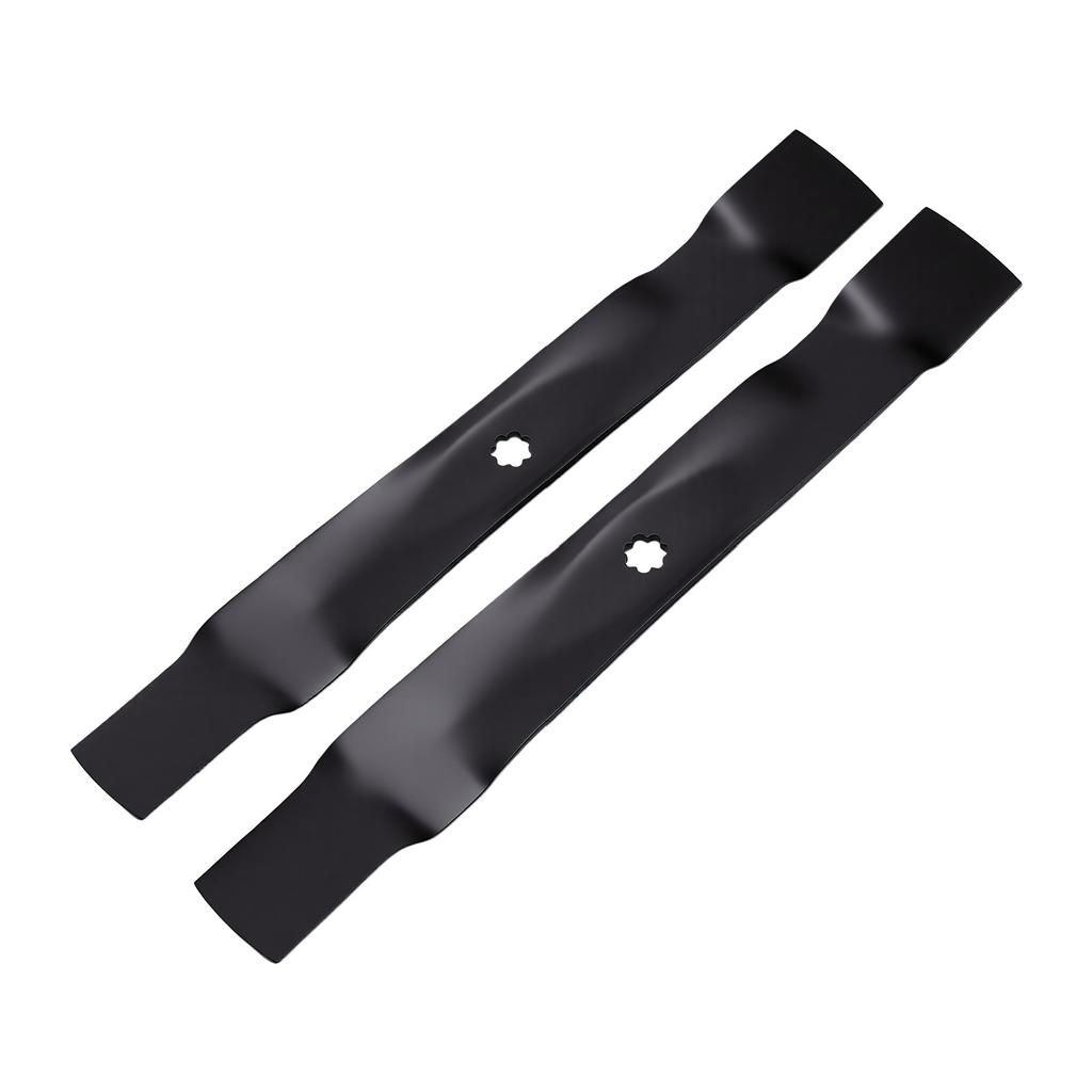 2pcs Mower Blades Replacement for Deere E100 E110 E120 E130 X105 X106 X110 X120 X125 X126 X145 X300 42 Inch Mowers