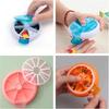 1pc Portable Pill Box Weekly Rotating Split Fruit Points Drug Carry With You Mini Medicine Boxs Medicine Travel Pillbox