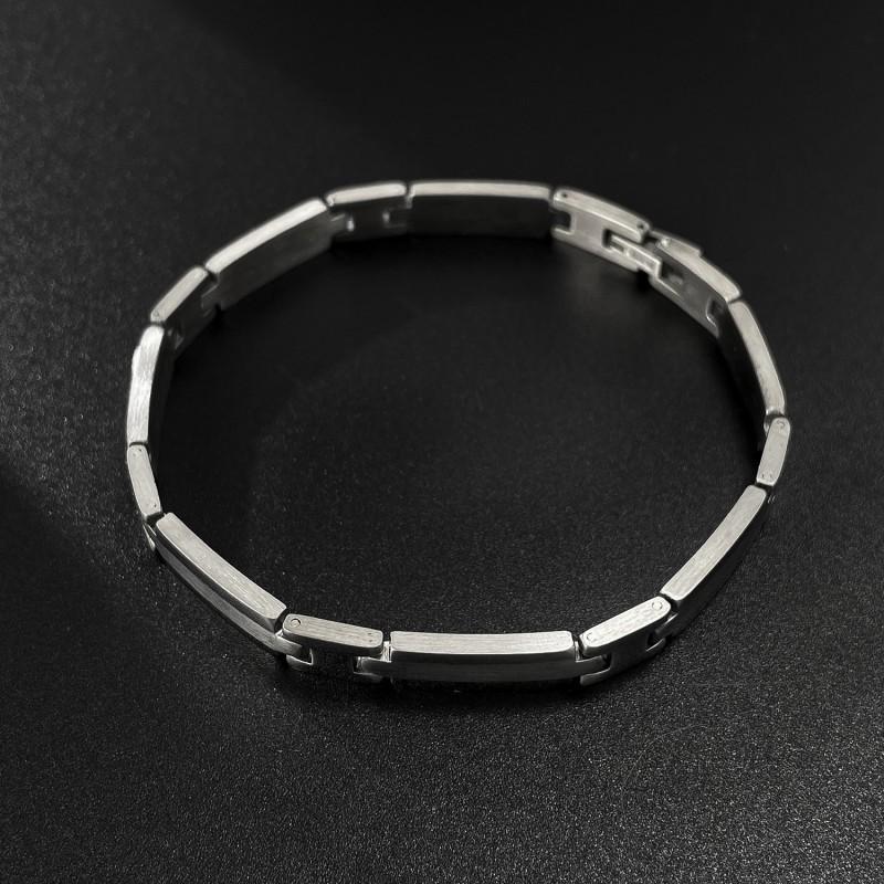 Personalized Bracelet Men's Stainless Steel Niche Simple Design Fashionable Versatile Titanium Wholesale
