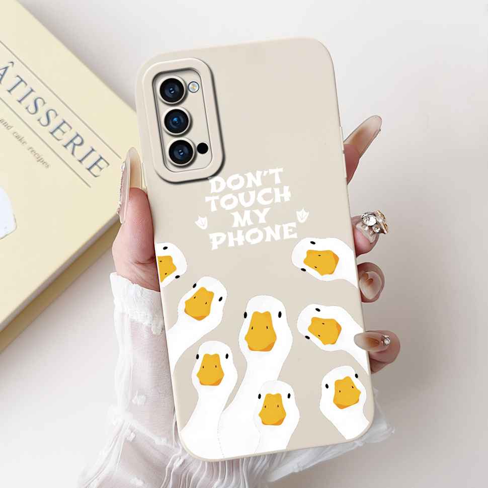 Für Oppo Reno4 Pro 5G Hülle CPH2089 Luxus Kunst Bemaltes Cover Für Oppo Reno4 Reno 4 Pro 5G Handyhülle Schutzhülle Weiche Abdeckung