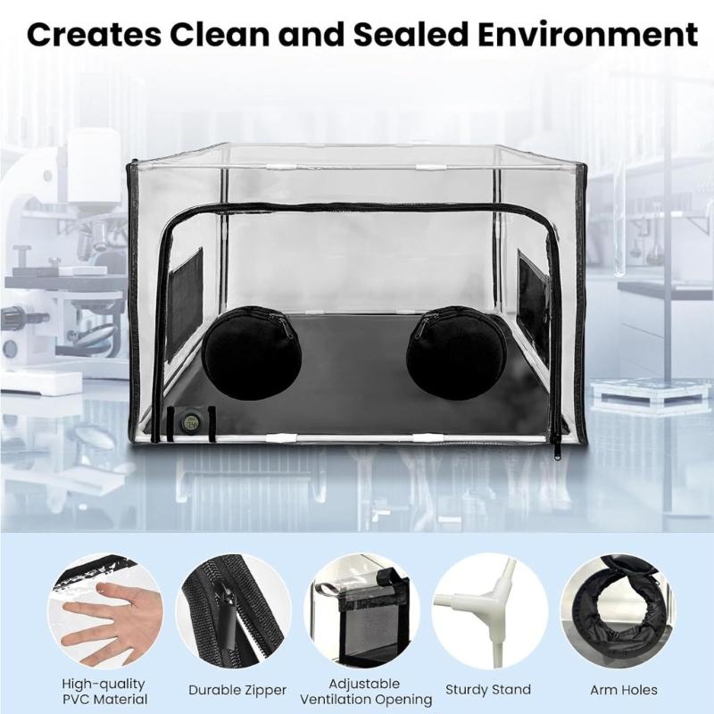 High Transparency Mushroom Grows Tent Clear Observation Panel for Convenient Monitoring and Development Tracking