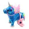 35cm Electric Walking Unicorn Plush Funny Toy Talking Toy Unicorn Singing Music Stuffed Toy for Children Kids Gift