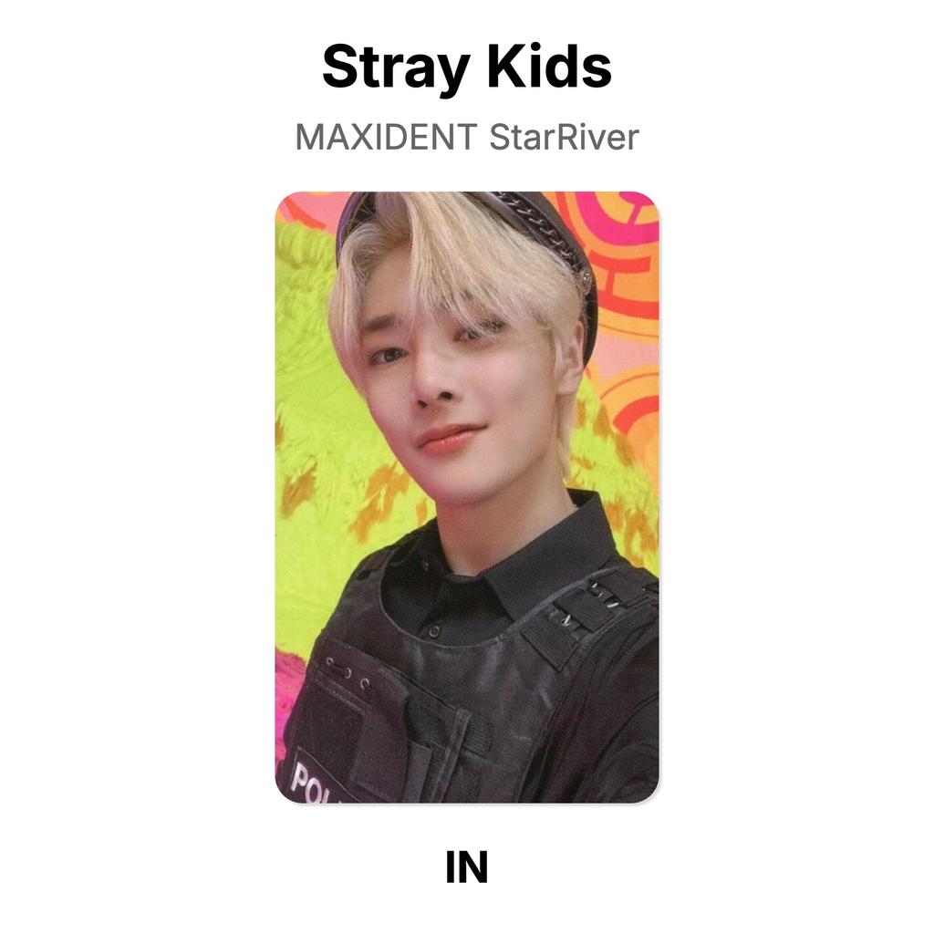 Stray Kids MAXIDENT StarRiver Official Photocard