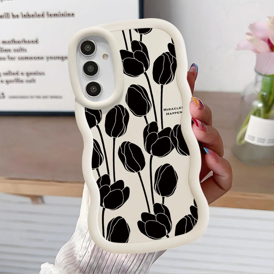 

Soft Phone Cover Case for Samsung Galaxy A52 A16 A12 A14 A13 A21s A15 A11 A22 A33 A04 A03 A05 A53 A06 A23 Plant Flower Galaxy A05