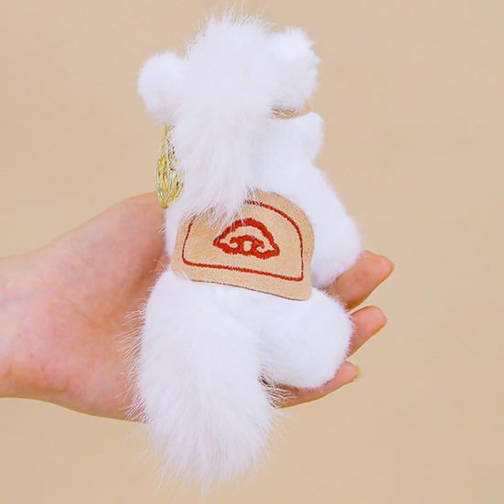 Realistic Pony Plush Keychain 2026 Year of The Horse Plush Keyring Cute Pony Doll Soft Stuffed Animal Birthday Gifts for Kids