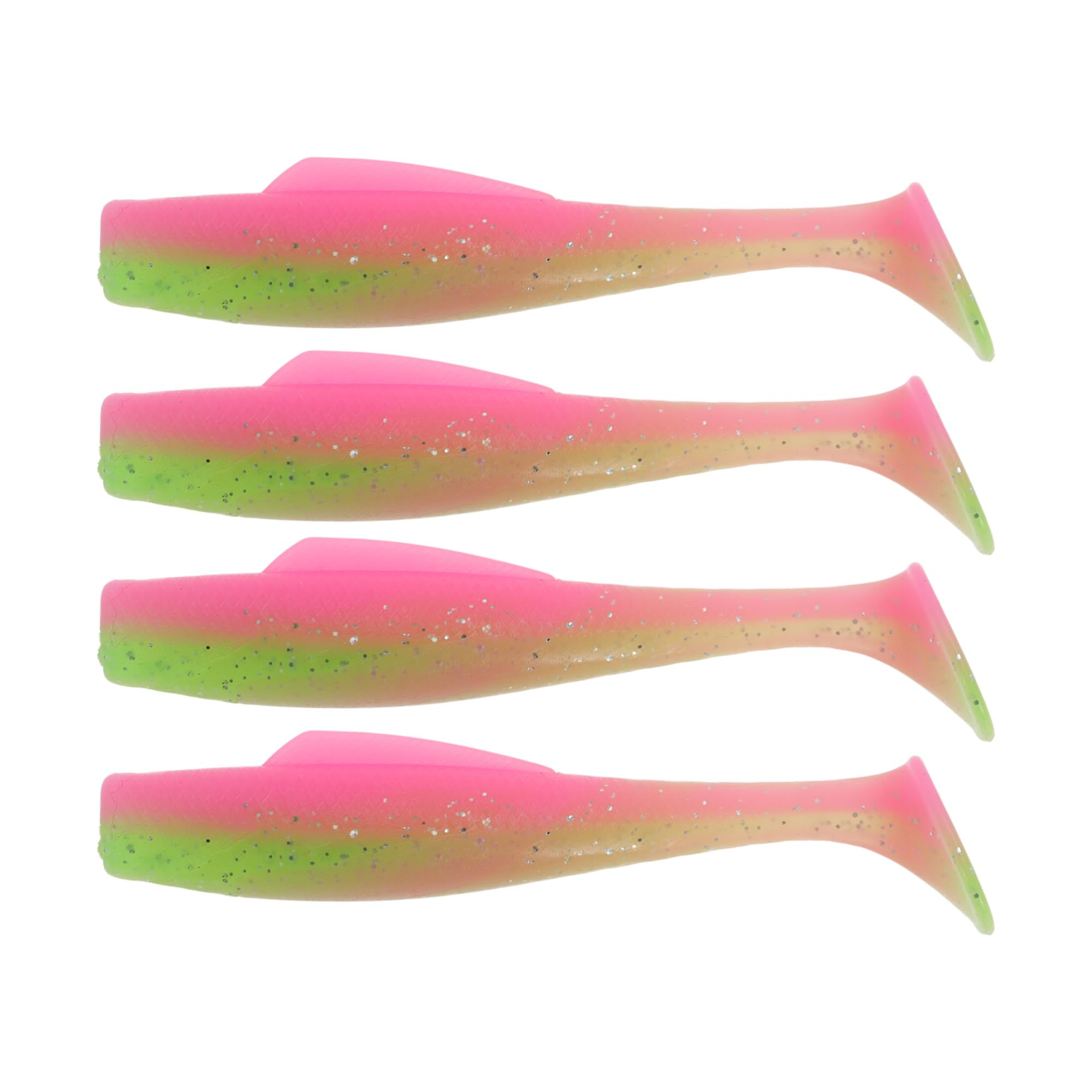 CAPASTEC Worm Worm Set Shad Tail Worm Soft Lure Bass 8g - 4 pieces