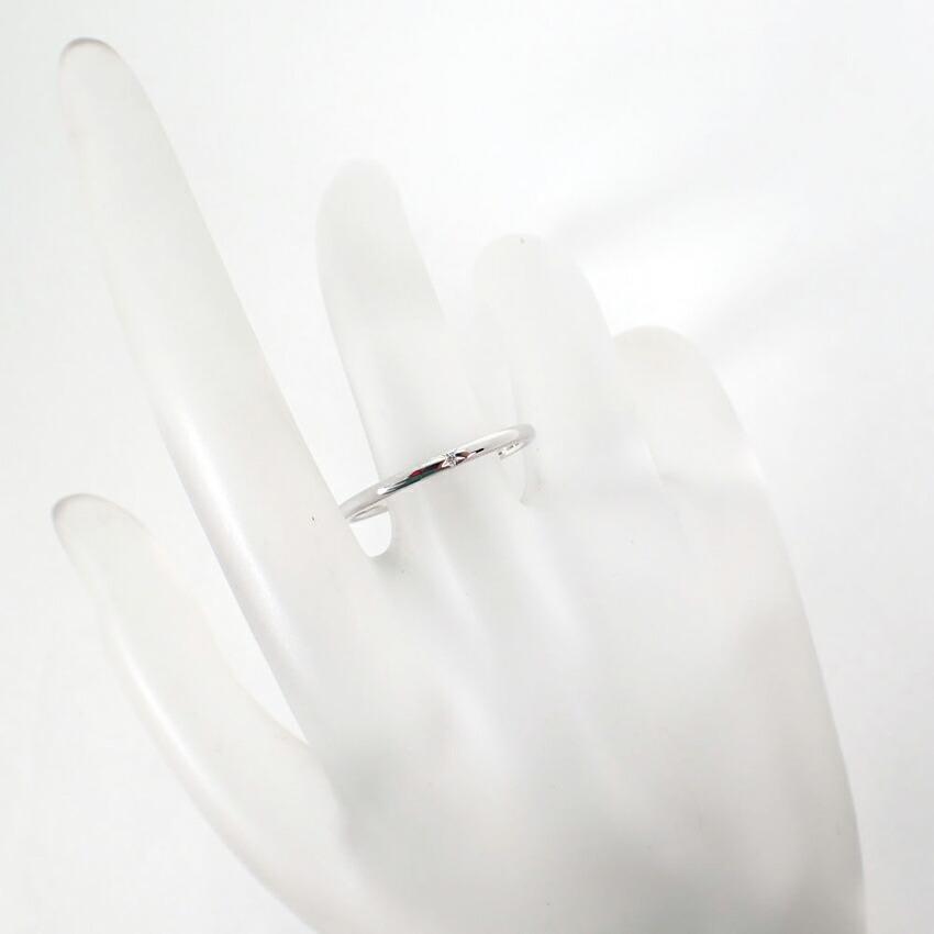 [Pre-owned] AHKAH PEME K18WG Diamond Ring / Size 21 / j33-14