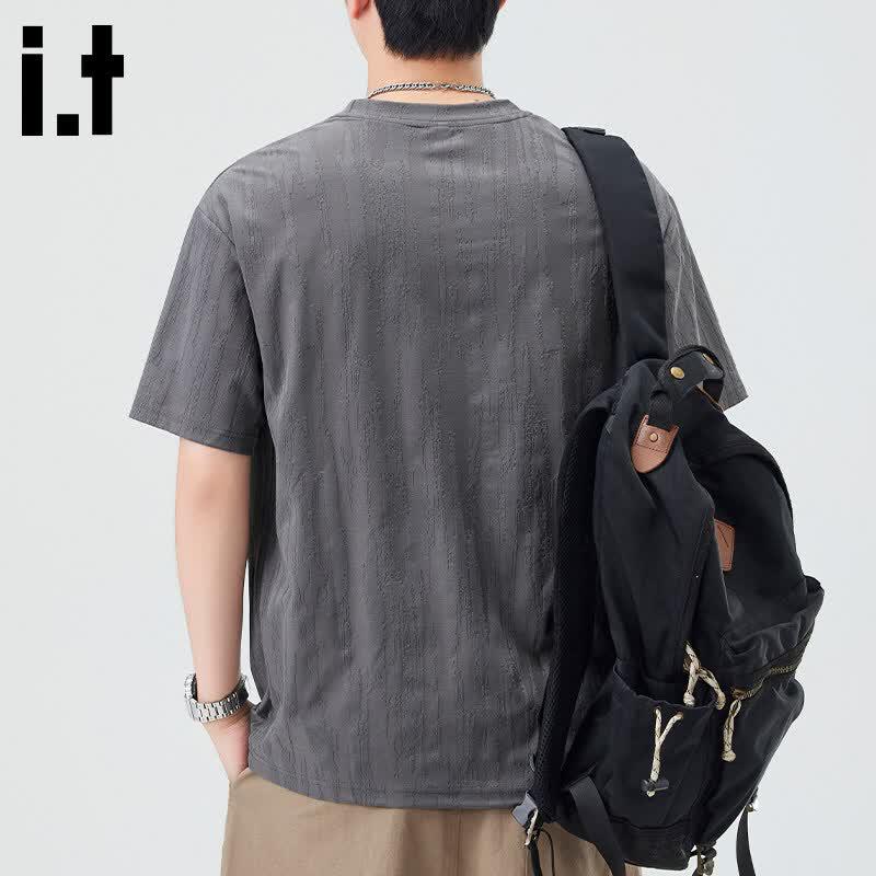 :CHOCOOLATEit Men's Loose Fit Breathable T-Shirt