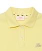 LEE Women'S Pique Collar Crop T-Shirt Yellow