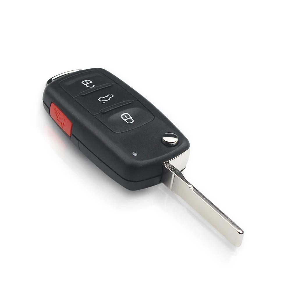 Pouzdro na klíč s dálkovým ovládáním pro Vw Eos Golf Jetta Polo Tiguan Pro Skoda Rapid Superb Octavia Fabia Pro Seat Ibiza Leon