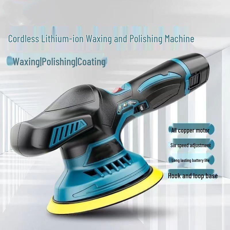 Wireless Lithium Battery Polisher: Compact Electric Polishing, Grinding & Waxing Tool for Motorcycles
