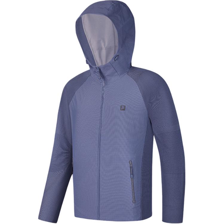 FILA Fitness Jacket Men s Bright Gray Blue A11M441704F-BU M