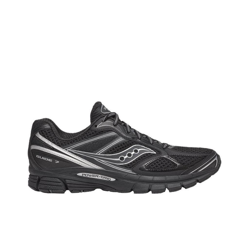 Saucony ProGrid Guide 7 Black Silver Men Sneakers S70936-16