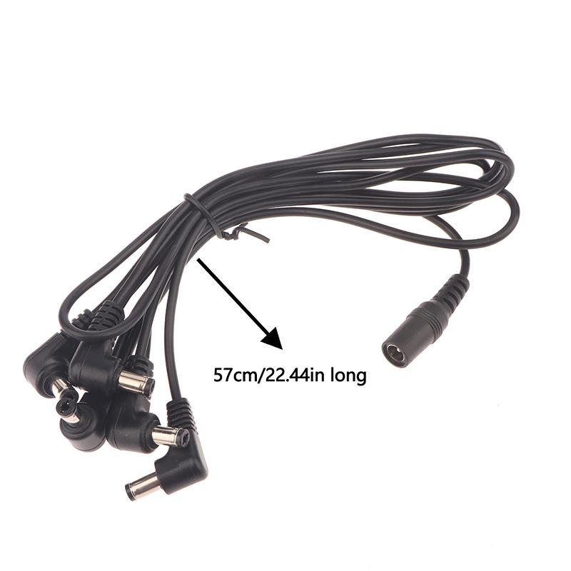 Guitar Effects Pedal Daisy Chain 1 To 2/3/5/6 Ways Guitar Accessories Power Supply Splitter Cable For 9V Dc Adapter Plug