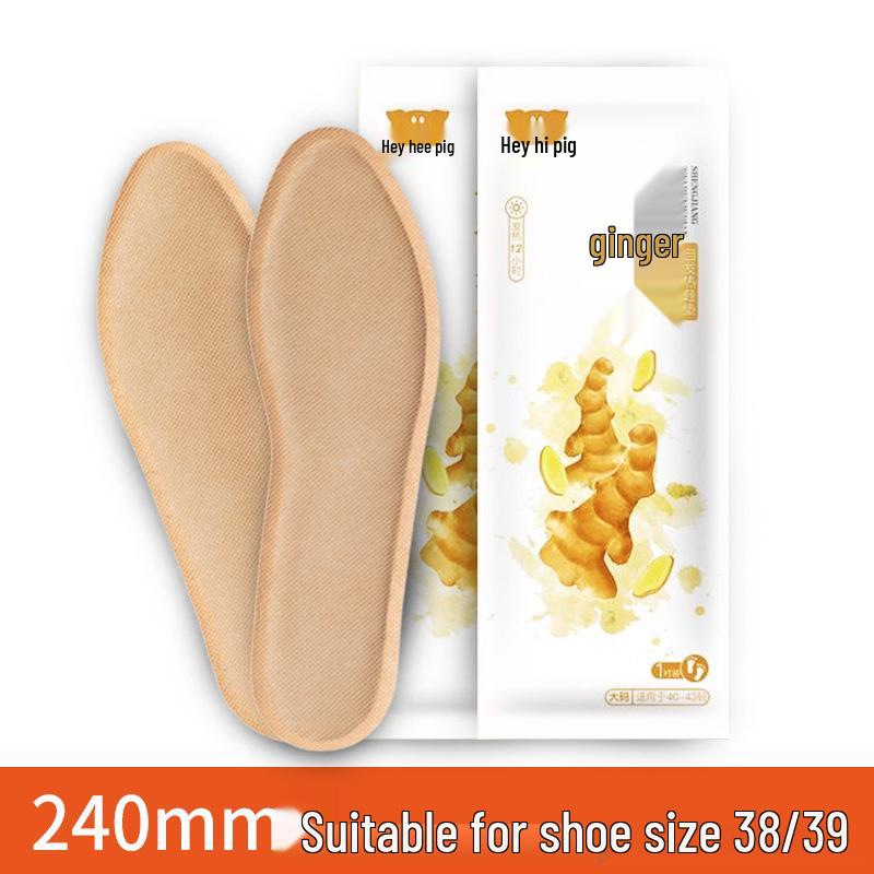 Ginger Self-Heating Disposable Foot Warmers for Winter