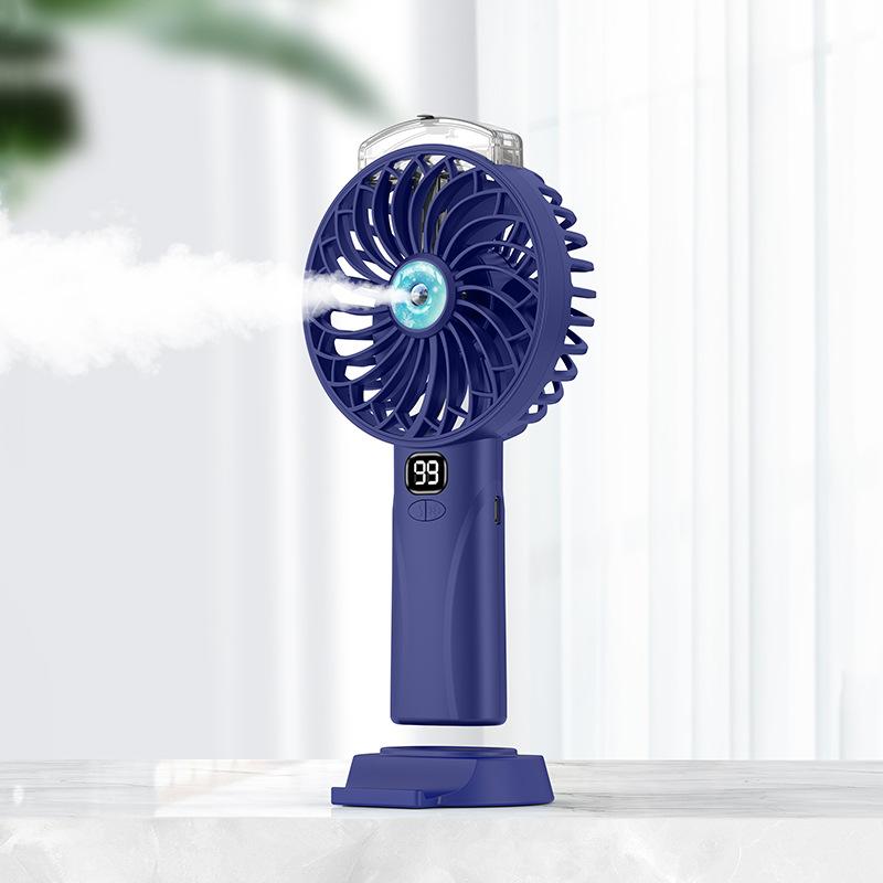 Portable Water Spray Mist Fan Electric USB Rechargeable Handheld Mini Fan Cooling Air Conditioner Humidifier for Outdoor