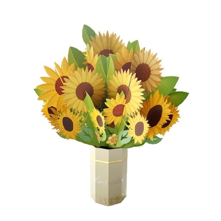 Mother Day Popup Cards Flower Bouquet Popup Birthday Card Popup Greetings Cards