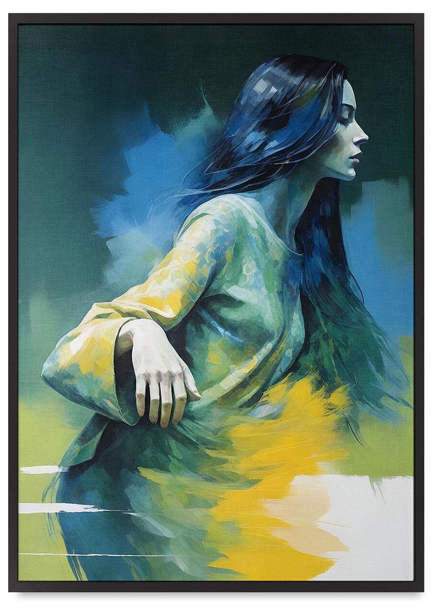 

Plakat abstrakcyjny obraz portret 21x30 cm