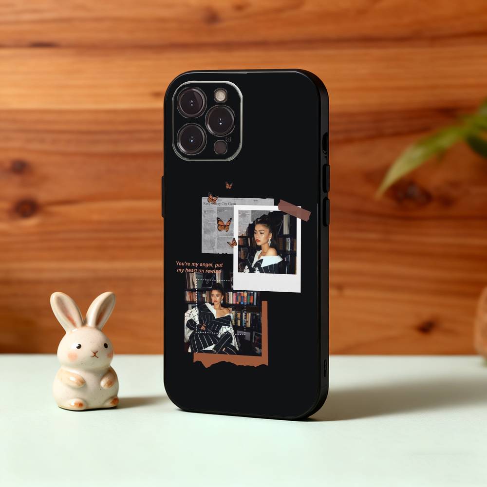 Mobile Z-Zendaya C-Coleman Phone Case For iPhone17,16,15,14,13,12Plus,Pro Max,XS,5G Soft Silicone Black Cover