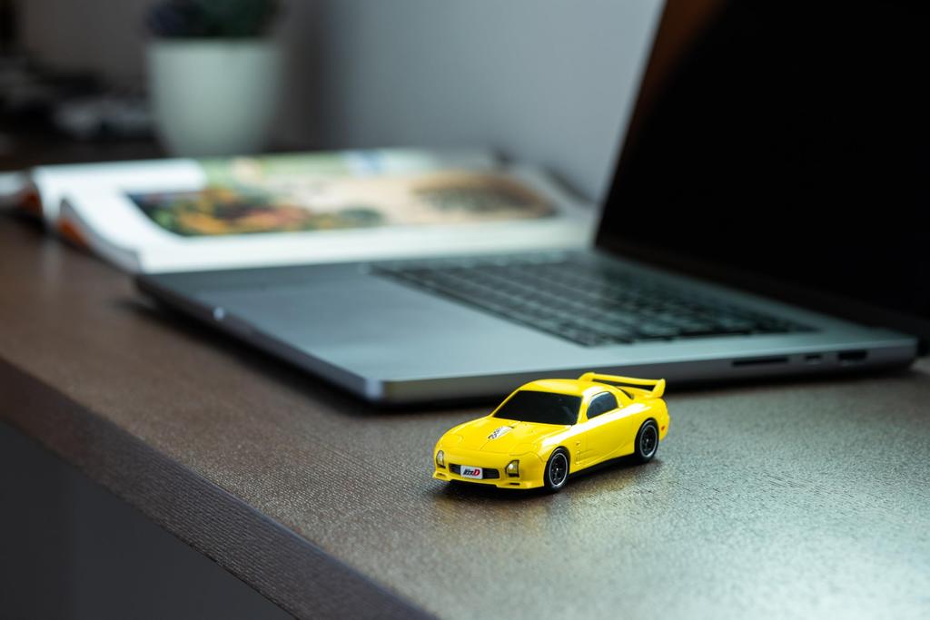 Wireless Mouse for Mazda RX-7 (FD3S) "Initial D" Keisuke Takahashi Volume 18 Edition Initial D Bluetooth 5.1