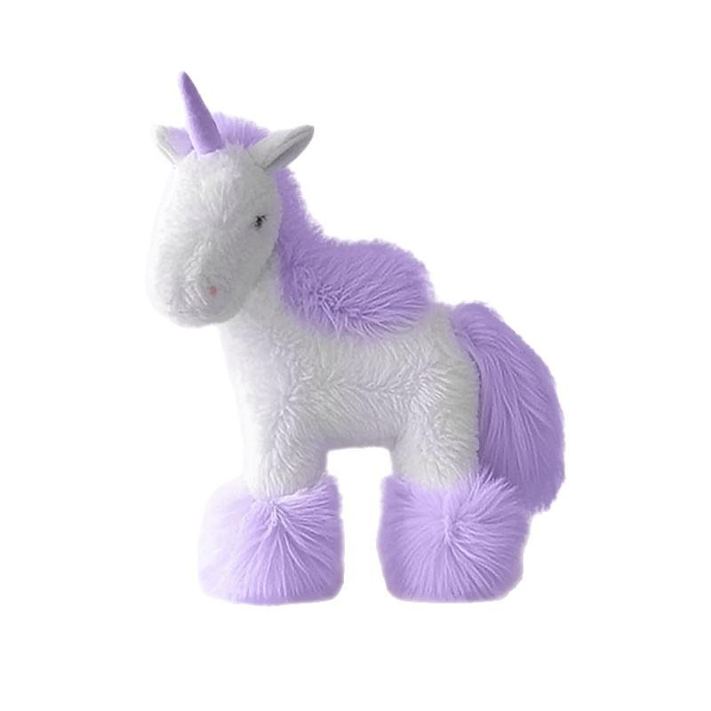 Sternen Einhorn Plüschtier, Cartoon Tier Großes Pferd Puppe, Kinder Geburtstagsgeschenk für Mädchen, Schlafzimmerdeko Weiches Kissen, 30cm