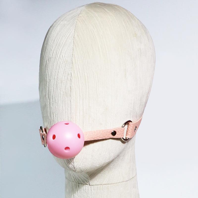SM Sex Mouth Stopper, Leather Bondage Sex Toys Mouth Ball, Sexual Toys for Couples and Adult Products