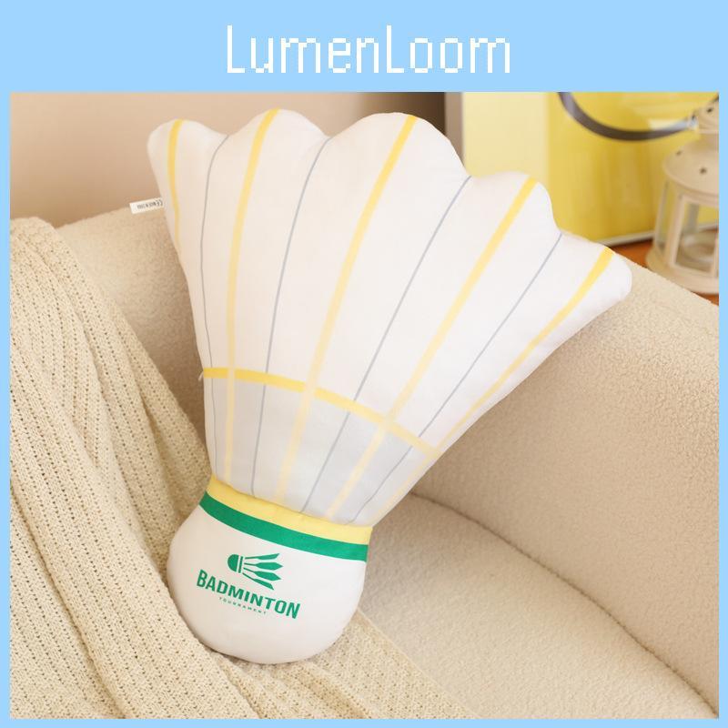 Adorable Simulation Badminton Plush Pillow Soft Cartoon Decoration For Office Naps