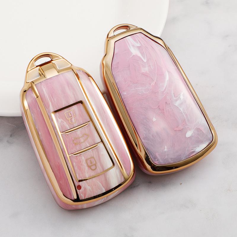 Compatible Key Cover for Dongfeng Fengxing Jingyi S50 21, T5, M7 Lingzhi, M5EV Gem Pattern