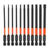 11PCS 100mm Hex Screwdriver Bits T 10-T40 Steel Magnetic Hex Security Star Hex Screwdriver Bits Set for Screwdrivers