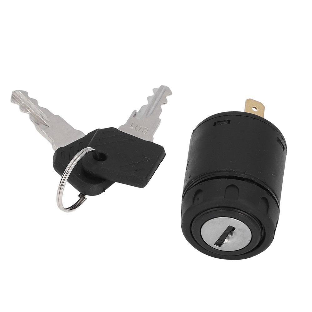 Plastic Material Forklift Ignition Switch with 2 Keys Key Switch Industrial Mining