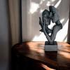 Modern Decorative Figurine - Decorative Sculpture Faces Lovers - FaceS Black