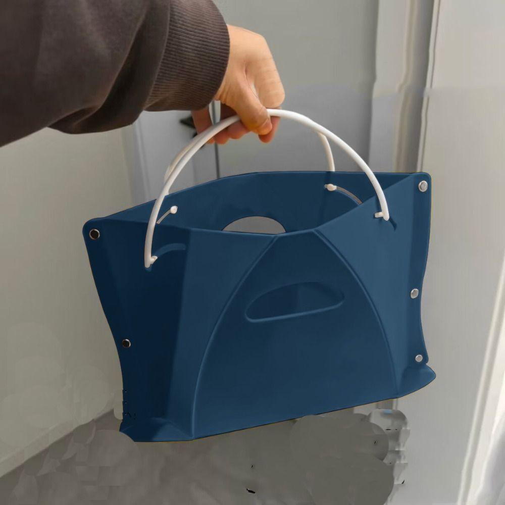 Hand Basket Portable Folding Step Stool Large Capacity Fashion Card Shrink Stools Travel storage bag Outdoor Camping supplies